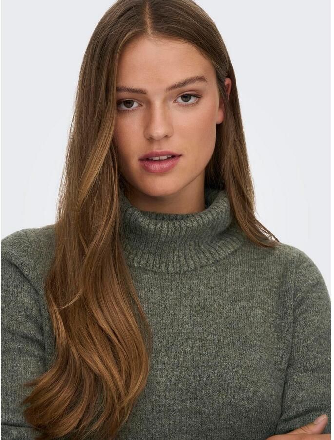 JDY Gebreide jurk ELANORA L S COWLNECK DRESS KNT NOOS