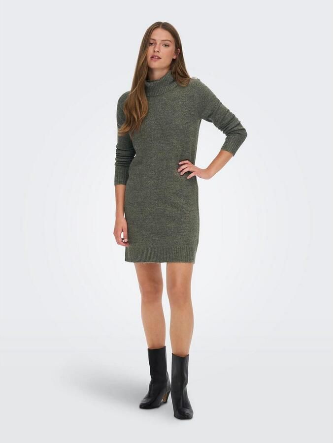JDY Gebreide jurk ELANORA L S COWLNECK DRESS KNT NOOS - Foto 4