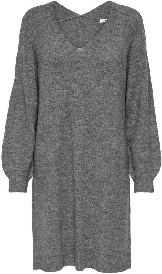 JDY Gebreide jurk ELANORA L S V-NECK DRESS KNT NOOS - Foto 7