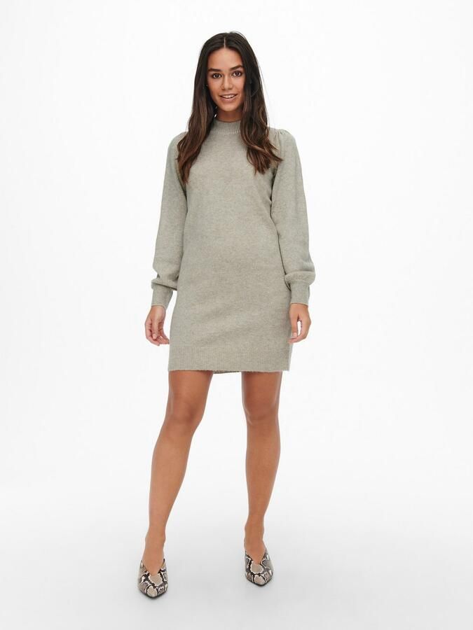 JDY Gebreide jurk RUE LIFE L S HIGH NECK DRESS KNT NOOS - Foto 5