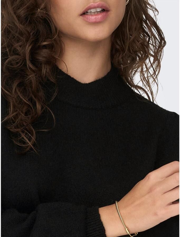 JDY Gebreide jurk RUE LIFE L S HIGH NECK DRESS KNT NOOS - Foto 2