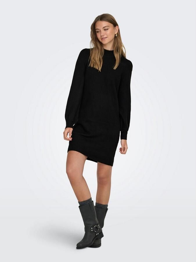 JDY Gebreide jurk RUE LIFE L S HIGH NECK DRESS KNT NOOS - Foto 10
