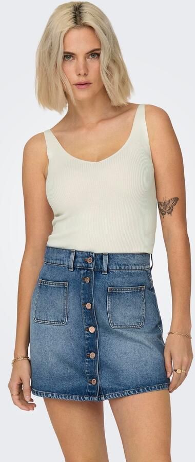 Jacqueline de Yong Lente Tank Top White Dames - Foto 8