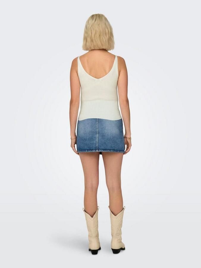 Jacqueline de Yong Lente Tank Top White Dames - Foto 5