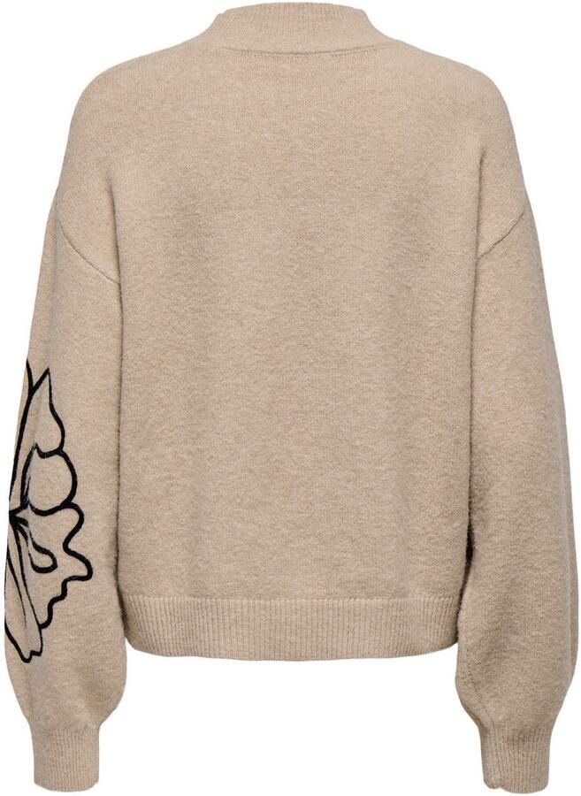 JDY Gebreide trui JELLA L S FLOWER PULLOVER KNT NOOS - Foto 6