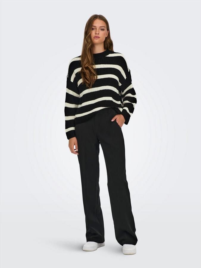 JDY Gebreide trui JUSTY L S STRIPE PULLOVER KNT NOOS - Foto 6