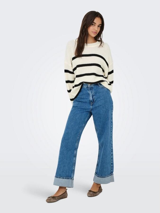 Jacqueline de Yong Crème Acryl Gebreide Kleding Herfst Winter Collectie Multicolor Dames - Foto 11