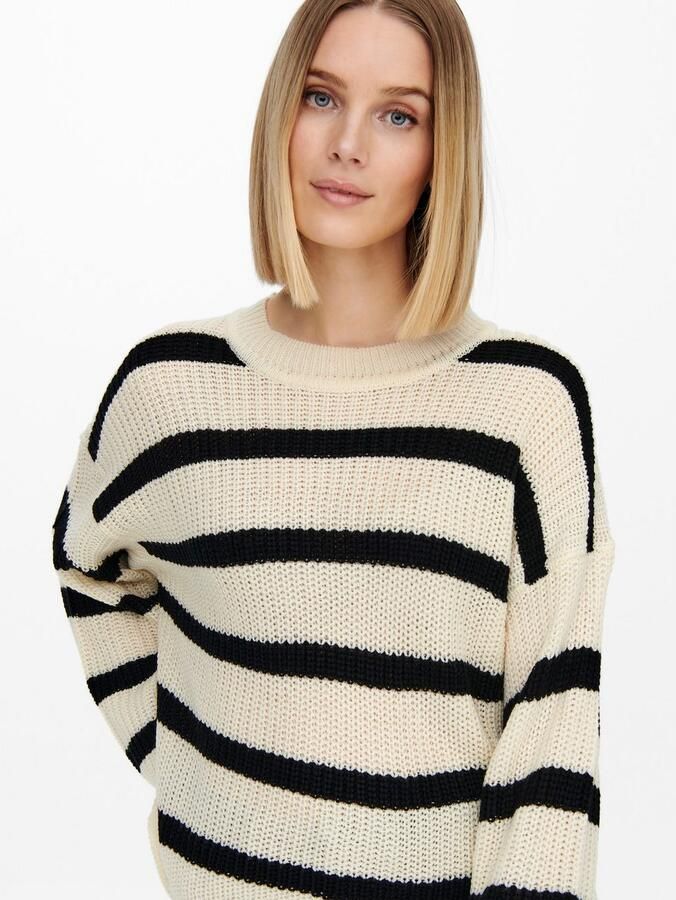 Jacqueline de Yong Crème Acryl Gebreide Kleding Herfst Winter Collectie Multicolor Dames - Foto 16