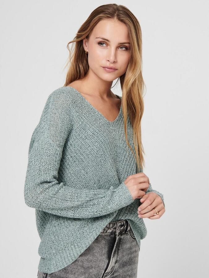 JDY Gebreide trui NEW MEGAN L S PULLOVER KNT NOOS - Foto 4