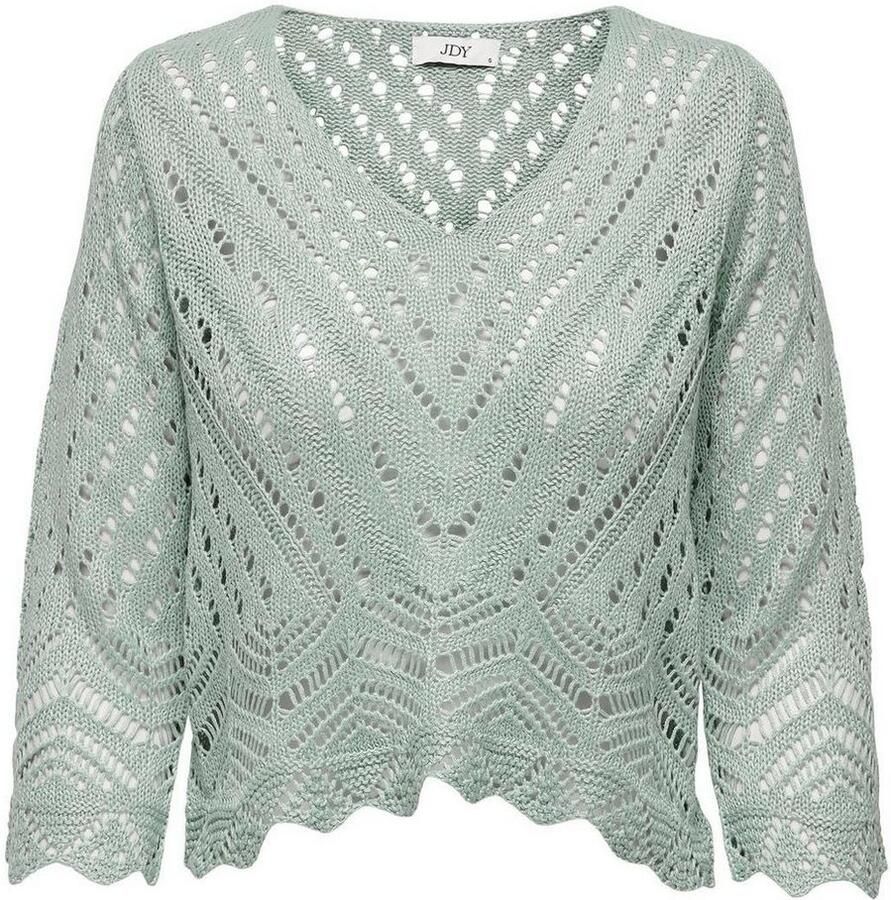 JDY Gebreide trui NEW SUN 3 4 CROPPED PULLOVER KNT NOOS - Foto 3