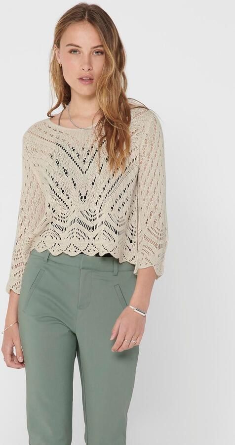 JDY Gebreide trui NEW SUN 3 4 CROPPED PULLOVER KNT NOOS - Foto 6