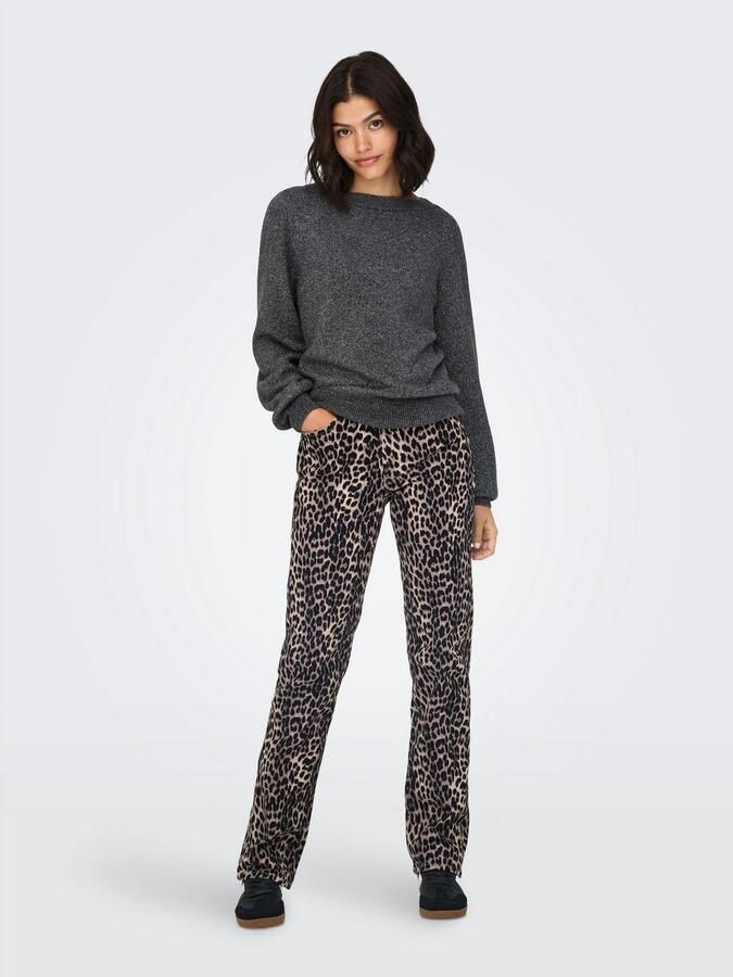 Jacqueline de Yong Glitter Kraag Ketting voor Vrouwen Gray Dames - Foto 5