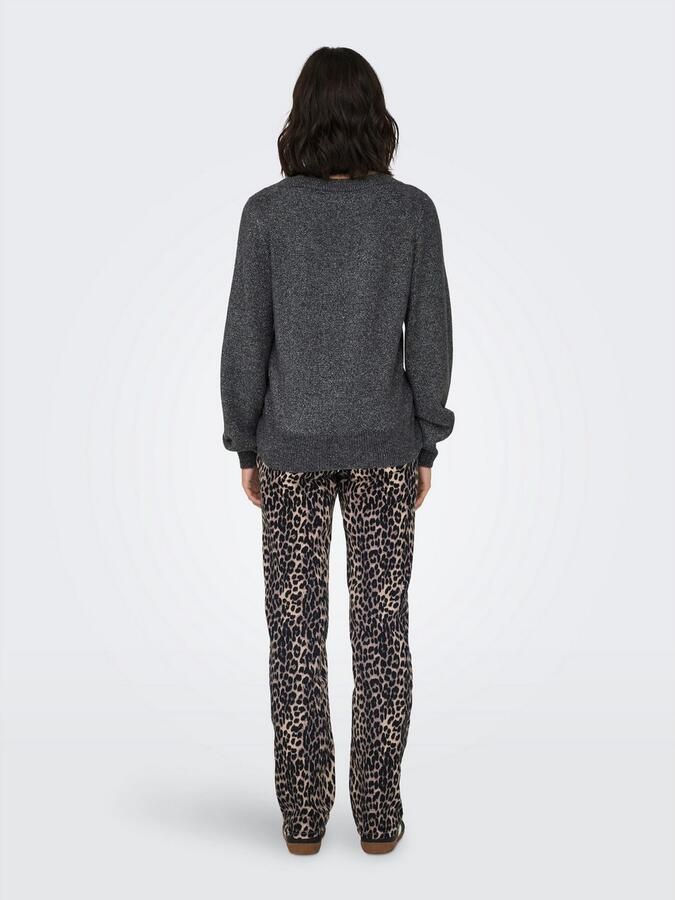 Jacqueline de Yong Glitter Kraag Ketting voor Vrouwen Gray Dames - Foto 6