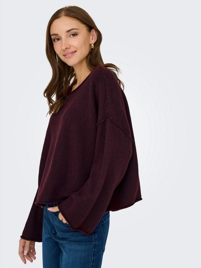 JDY Gebreide trui RUE LIFE L S BOAT NECK PULL KNT NOOS - Foto 3