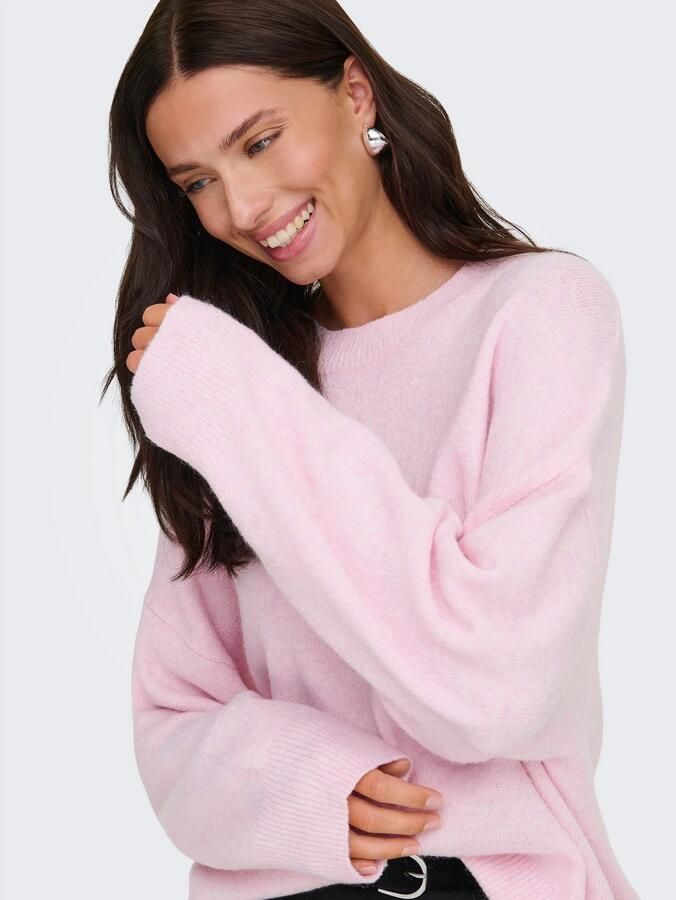 JDY Gebreide trui SONJA L S O-NECK PULLOVER KNT NOOS - Foto 3