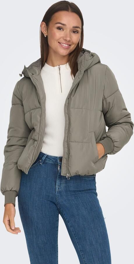 JDY Gewatteerde jas NEWERICA LIFE SHORT HOOD JKT OTW NOOS - Foto 6