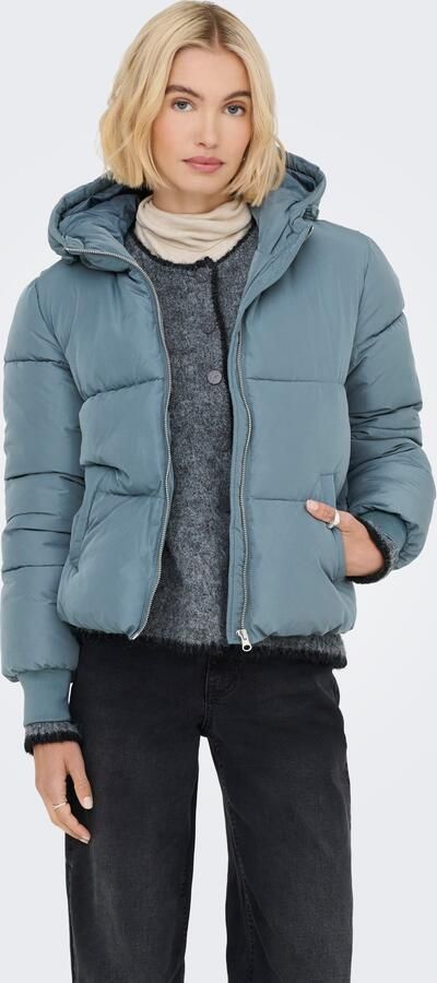 JDY Gewatteerde jas NEWERICA LIFE SHORT HOOD JKT OTW NOOS - Foto 6