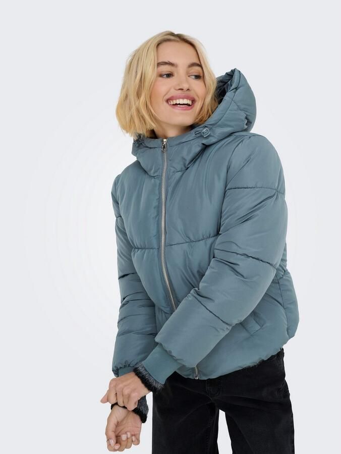 JDY Gewatteerde jas NEWERICA LIFE SHORT HOOD JKT OTW NOOS - Foto 2