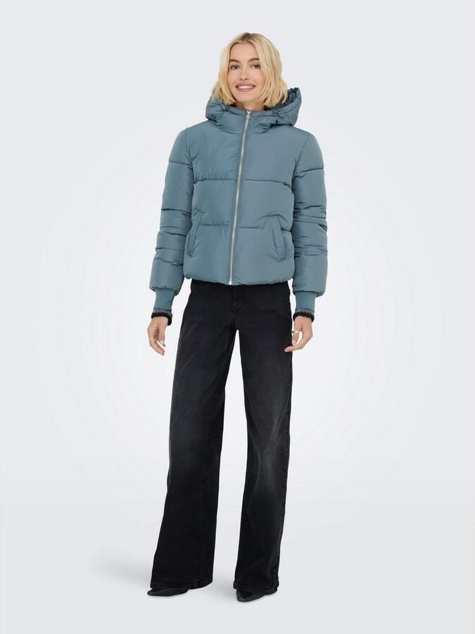 JDY Gewatteerde jas NEWERICA LIFE SHORT HOOD JKT OTW NOOS - Foto 4