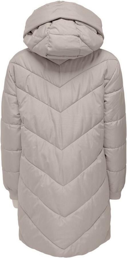 Jacqueline de Yong Gewatteerde parka met capuchon Grijs Dames - Foto 6