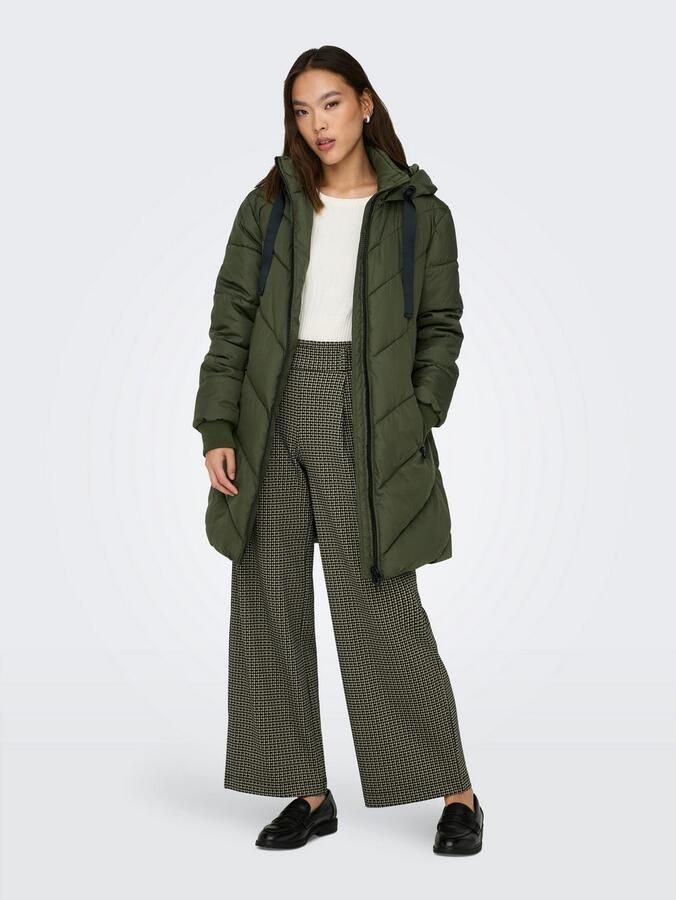 Jacqueline de Yong Jdyskylair gevoerde jas Green Dames - Foto 4