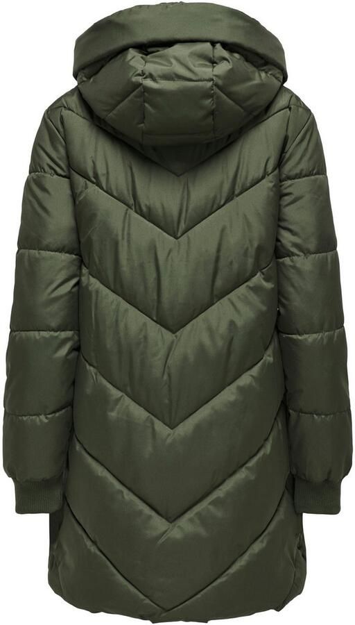 Jacqueline de Yong Jdyskylair gevoerde jas Green Dames - Foto 6