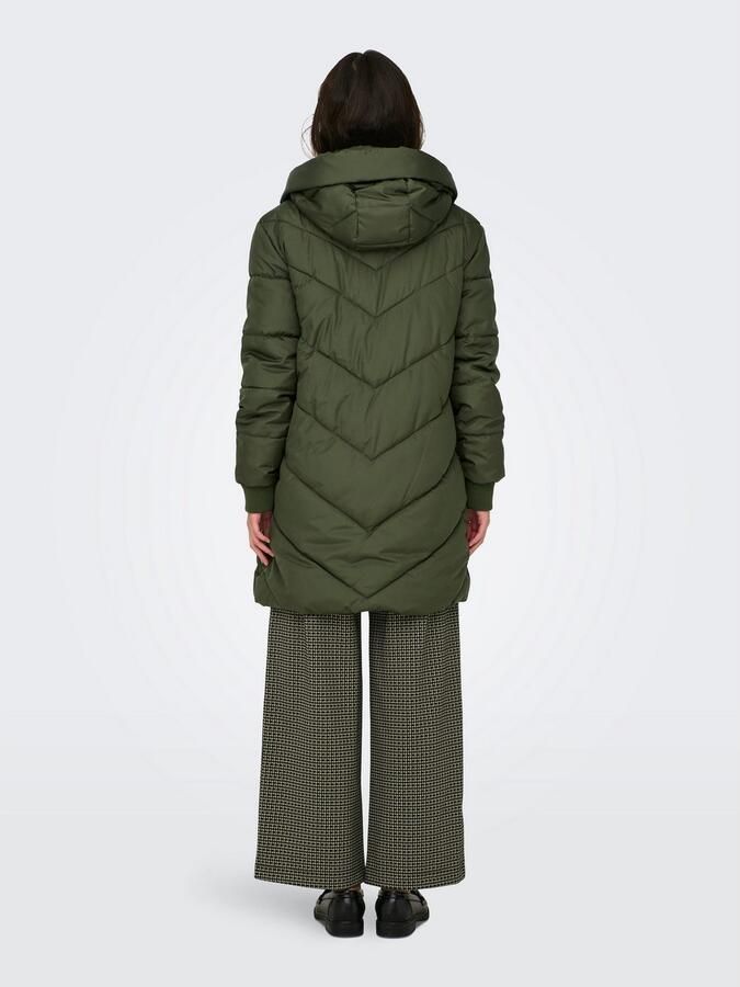 Jacqueline de Yong Jdyskylair gevoerde jas Green Dames - Foto 5