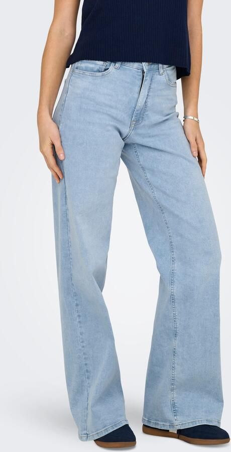 JDY High-waist jeans FELINA-FINA HW WIDE JNS LBD DNM NOOS - Foto 6