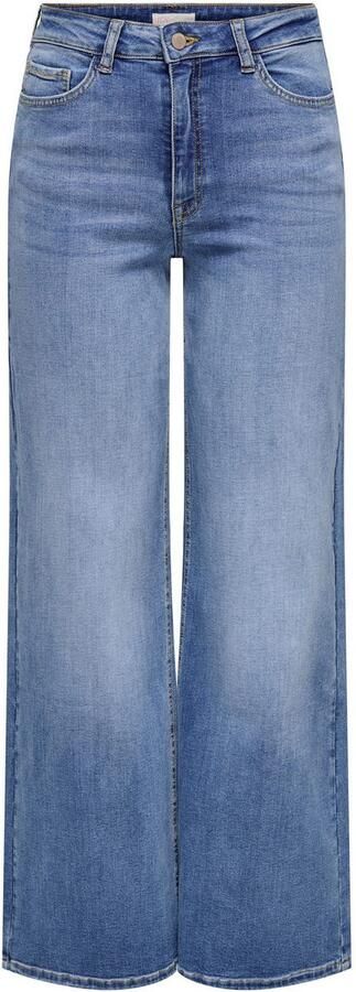 JDY High-waist jeans FELINA-FINA HW WIDE MED BLUE DNM NOOS - Foto 7