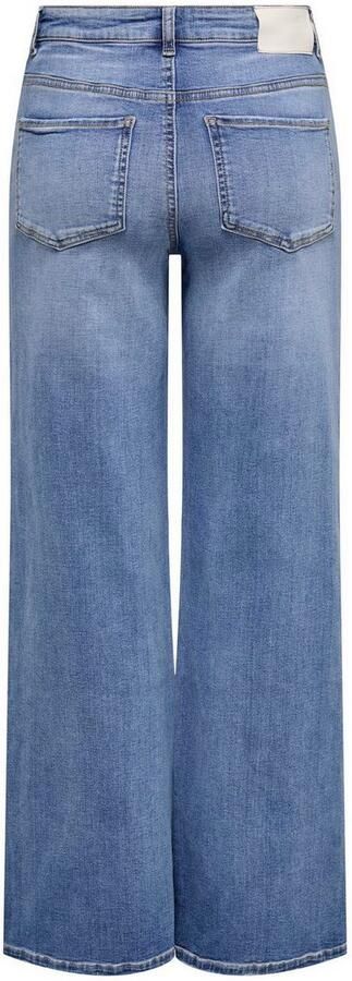 JDY High-waist jeans FELINA-FINA HW WIDE MED BLUE DNM NOOS - Foto 7