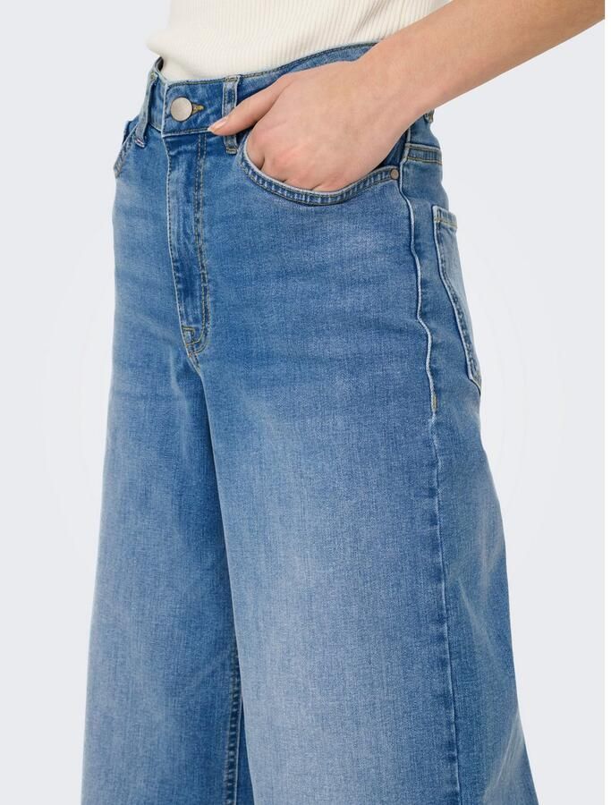 JDY High-waist jeans FELINA-FINA HW WIDE MED BLUE DNM NOOS - Foto 3