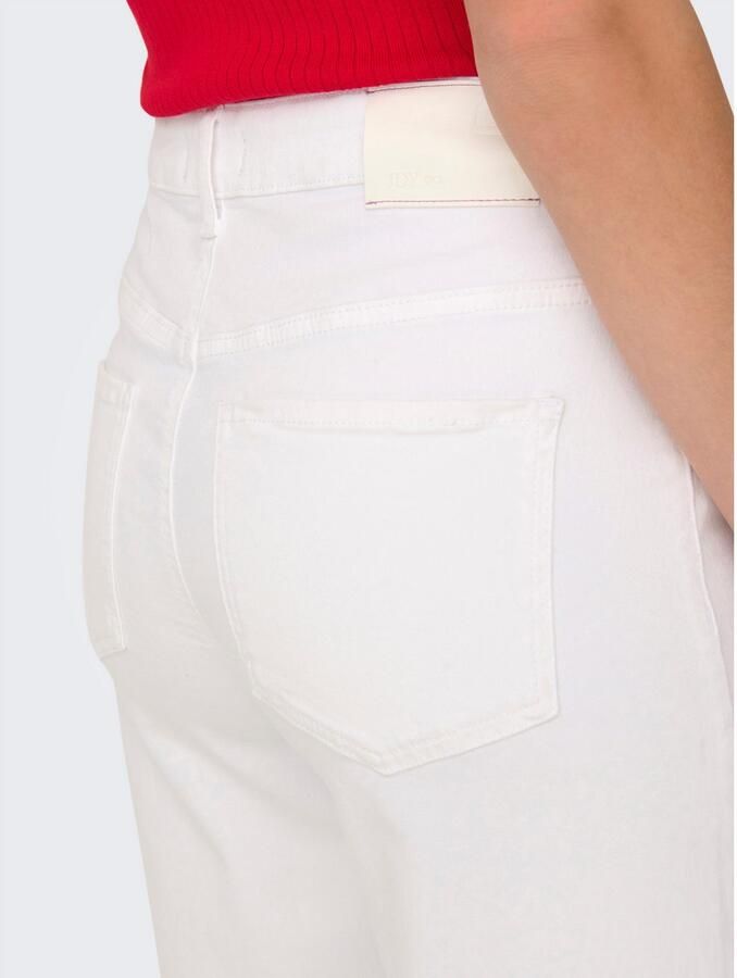 JDY High-waist jeans FELINA-FINA HW WIDE WHITEJNS DNM NOOS - Foto 4