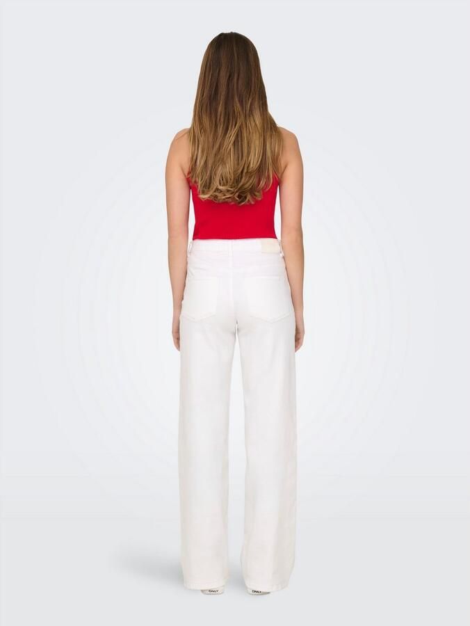 JDY High-waist jeans FELINA-FINA HW WIDE WHITEJNS DNM NOOS - Foto 5