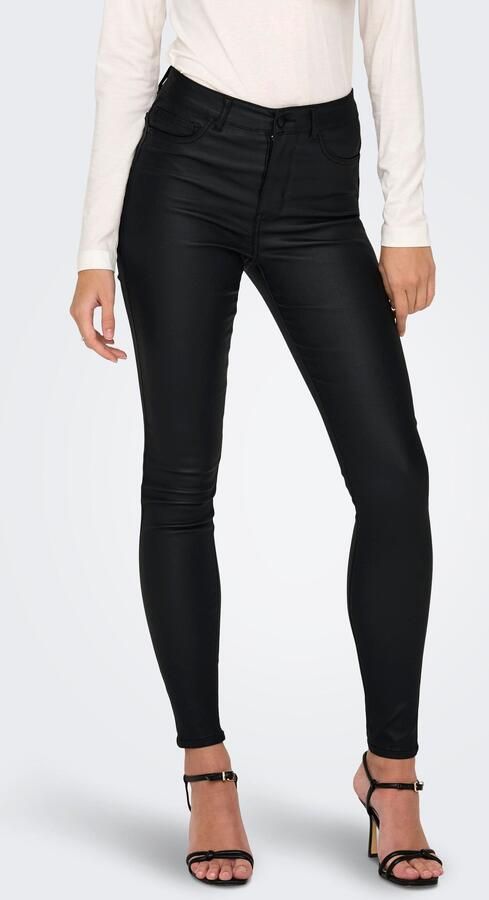 JDY Imitatieleren broek NEWTHUNDER COATED HIGH SKN PNT NOOS - Foto 7