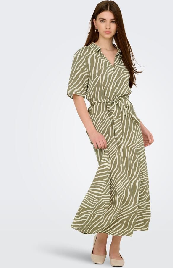 JDY Jurk met overhemdkraag STARSEZEN LIFE 2 4 MIDIDRESS WVN NOOS - Foto 6