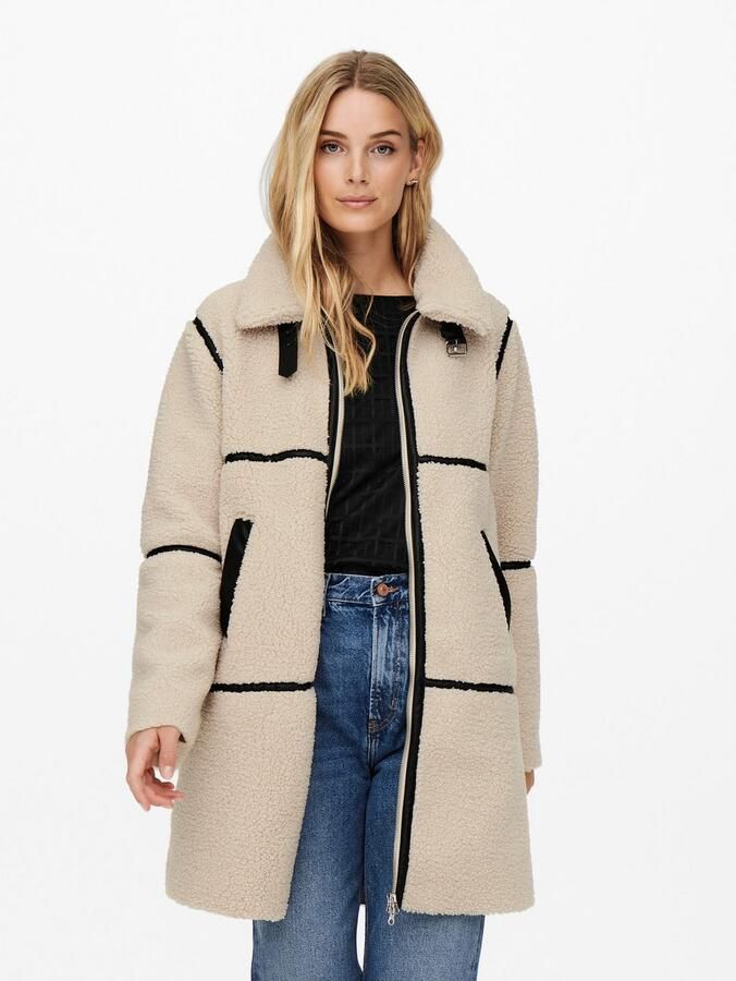 JDY Korte jas FROSTY LIFE TEDDY LONG JKT OTW NOOS - Foto 5