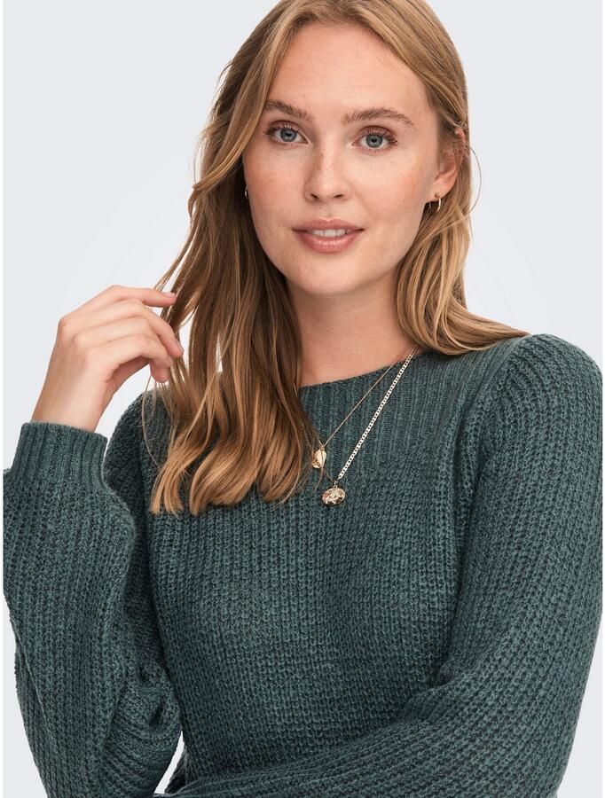 JDY Mini-jurk WHITNEY MEGAN L S BOAT DRESS KNT NOOS - Foto 2