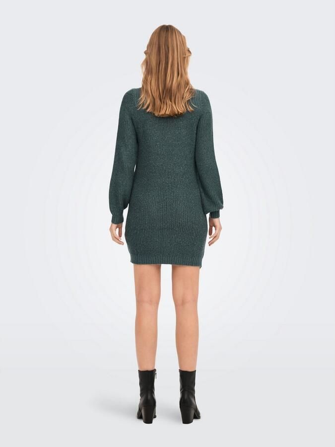 JDY Mini-jurk WHITNEY MEGAN L S BOAT DRESS KNT NOOS - Foto 5