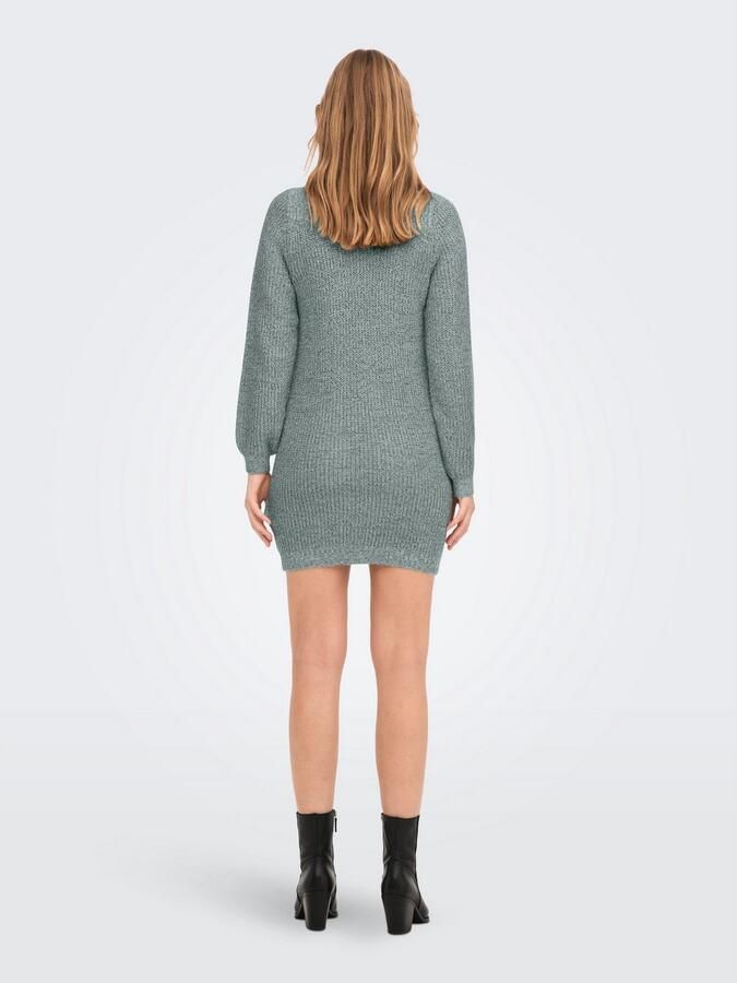 JDY Mini-jurk WHITNEY MEGAN L S BOAT DRESS KNT NOOS - Foto 11