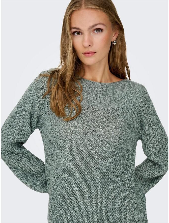 JDY Mini-jurk WHITNEY MEGAN L S BOAT DRESS KNT NOOS - Foto 2
