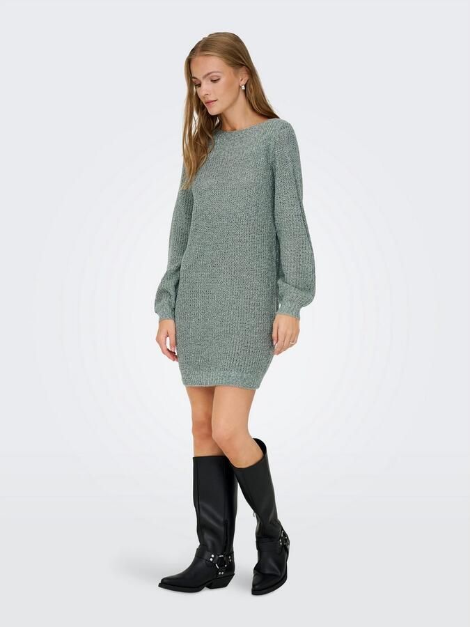 JDY Mini-jurk WHITNEY MEGAN L S BOAT DRESS KNT NOOS - Foto 12