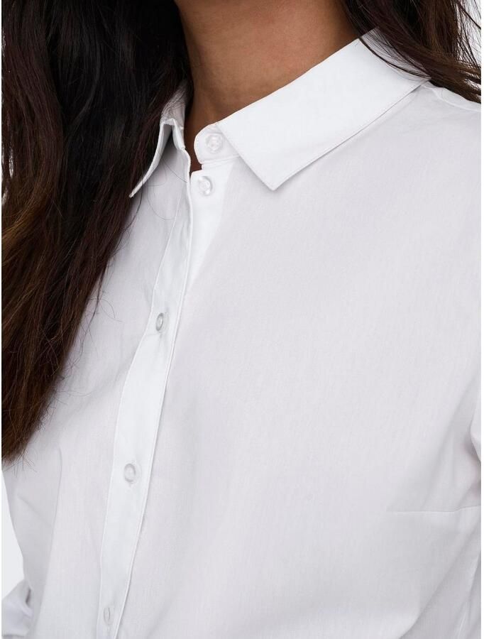 Jacqueline de Yong Klassieke Witte Blouse met Lange Mouwen White Dames - Foto 7