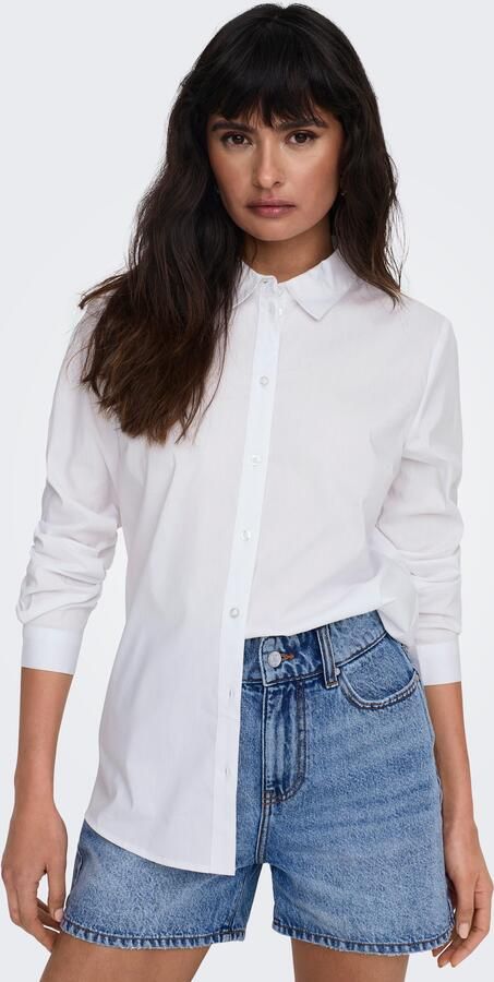 Jacqueline de Yong Klassieke Witte Blouse met Lange Mouwen White Dames - Foto 6