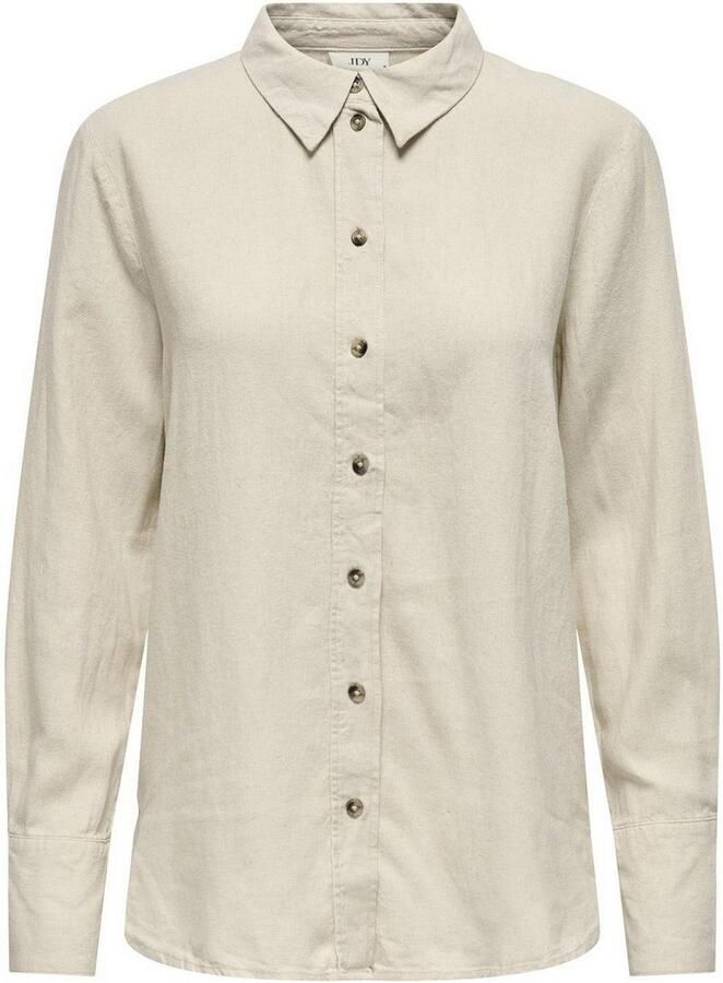 JDY Overhemdblouse SAY L S LINEN LOOSE SHIRT WVN NOOS - Foto 4
