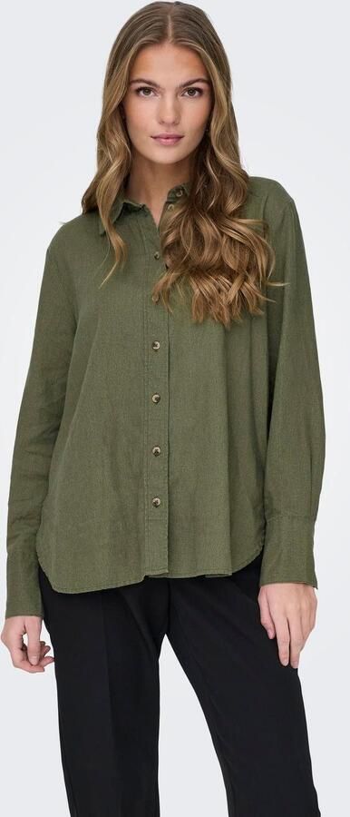 JDY Overhemdblouse SAY L S LINEN LOOSE SHIRT WVN NOOS - Foto 7