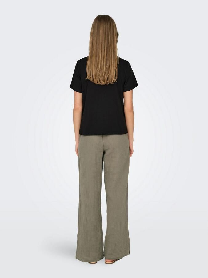 JDY Shirt met korte mouwen SELMA S S CROCHET POCKET TOP JRS NOOS - Foto 5