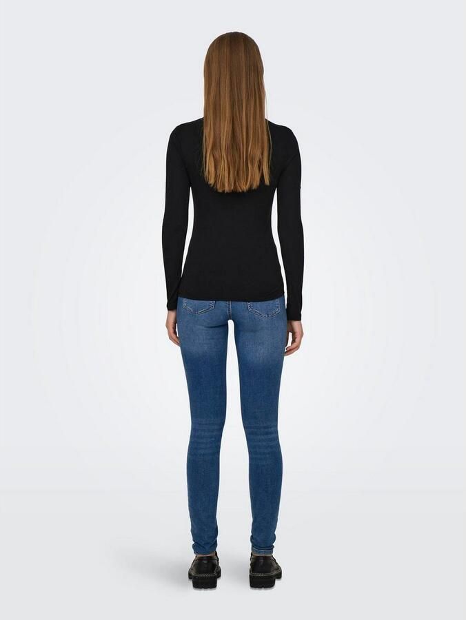 JDY Shirt met lange mouwen SUMA WOOLBLEND L S ONECK TOP JRS NOOS - Foto 4