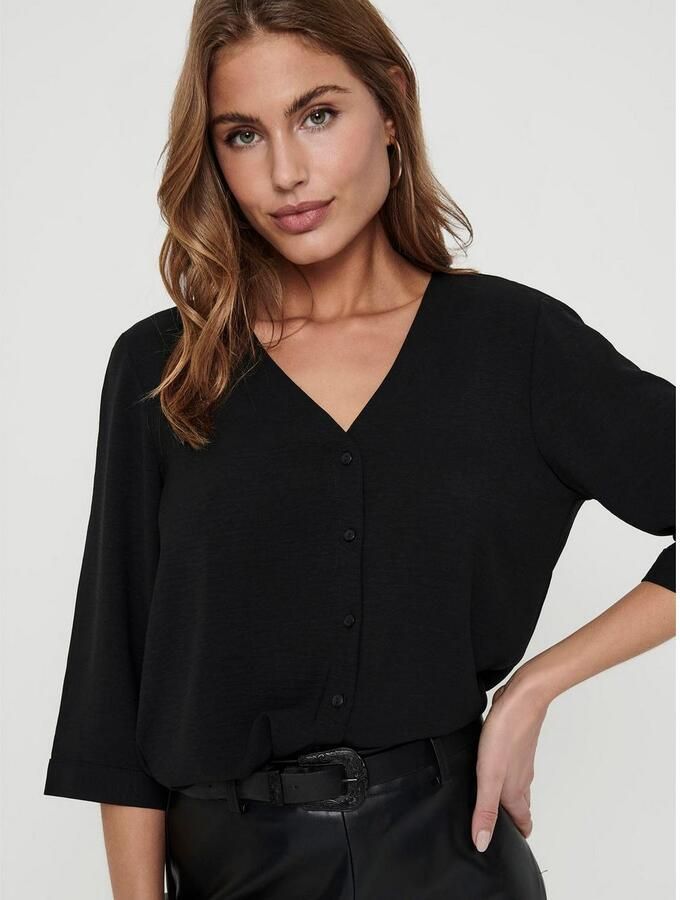 JDY Shirtblouse LION CAPOTE 3 4 SHIRT WVN NOOS - Foto 3