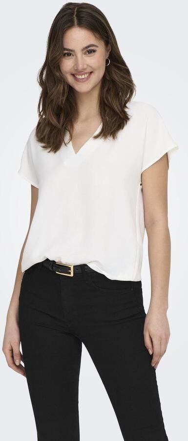 Jacqueline de Yong Leeuw Korte Mouw Top White Dames - Foto 15