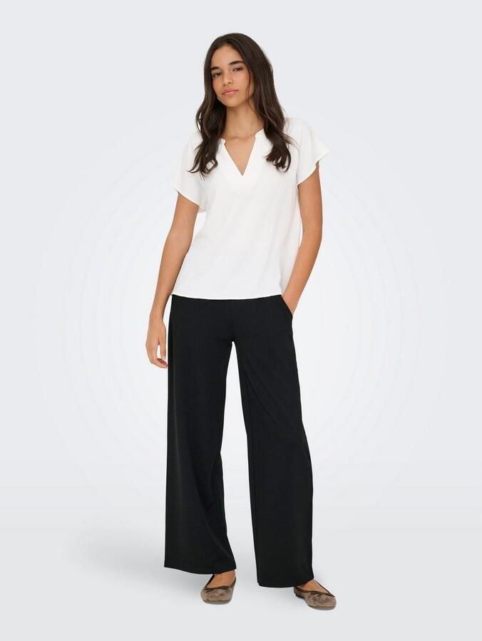 Jacqueline de Yong Leeuw Korte Mouw Top White Dames - Foto 11